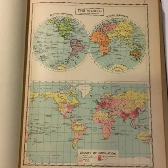 1941 Encyclopedia Britannia World Atlas Leather-Bound - Picture 11 of 16